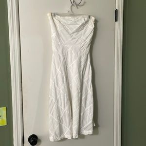 American eagle, strapless dress, white, size 4